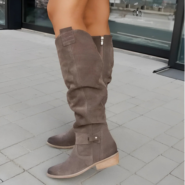 Reverie | Chic Suede Knee-High Boots