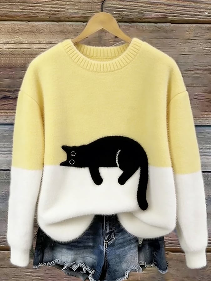 Margie – Cosy Cat Sweatershirt
