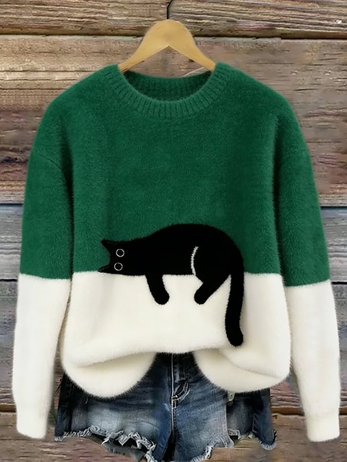 Margie – Cosy Cat Sweatershirt