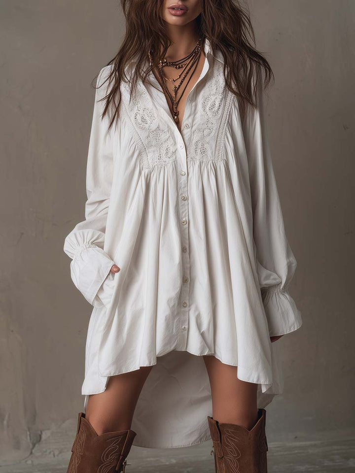 Isabella™ | Lace Vintage Mini Dress