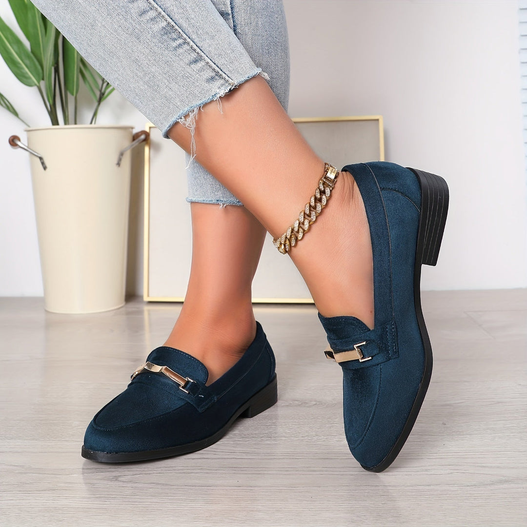 Isabelle – Round Toe Loafers for Ultimate Comfort