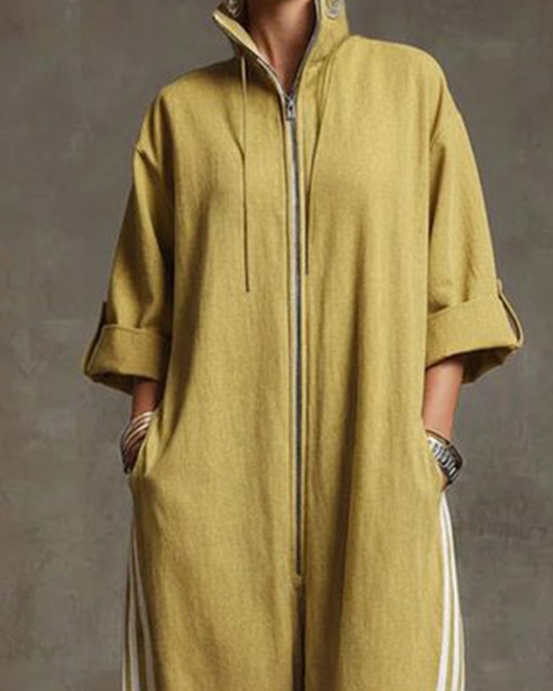 Skylar | Zip Front Jumpsuit