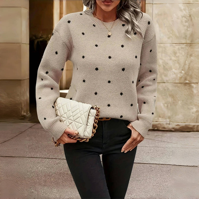 MAEVE - Polka Dot Sweater