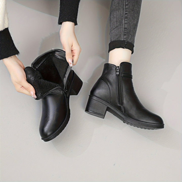 Noémie – Cozy Winter Ankle Boots
