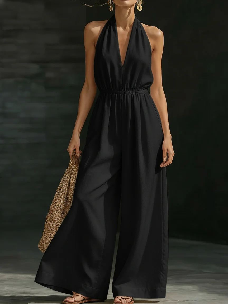Charlotte™ | Elegant Wide-Leg Jumpsuit