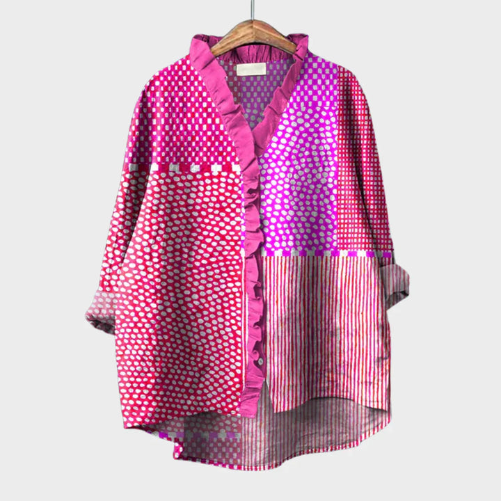 Mila™ | Elegant Summer Linen Blouse