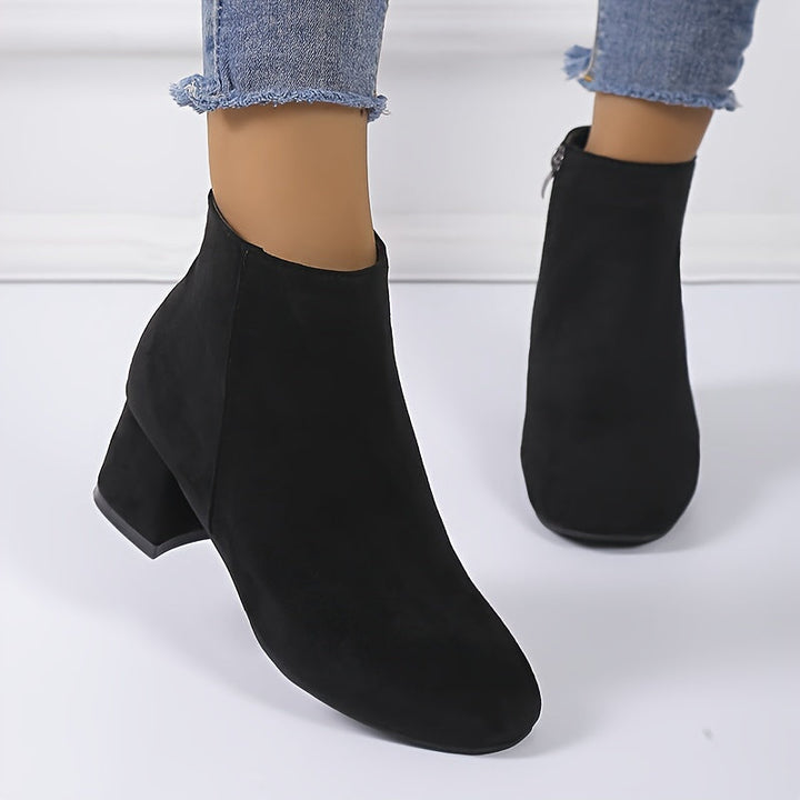 Colette – Stylish Block Heel Ankle Boots for Ultimate Comfort