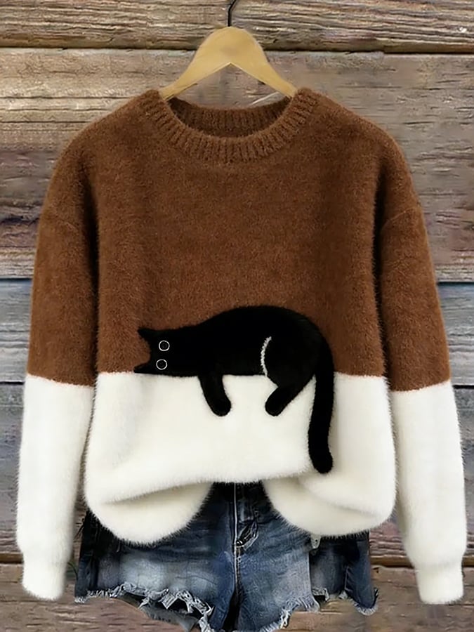 Margie – Cosy Cat Sweatershirt