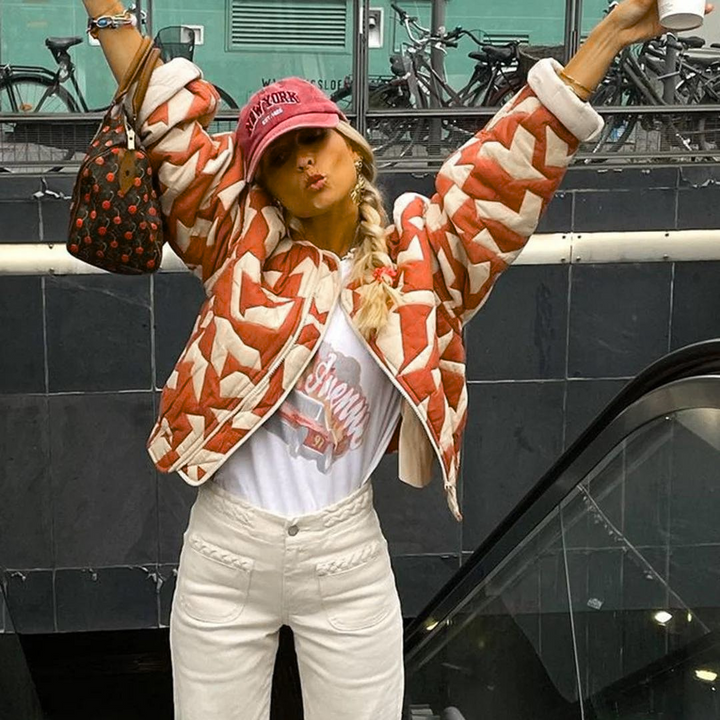 NICOLE - Trendy Printed Jacket