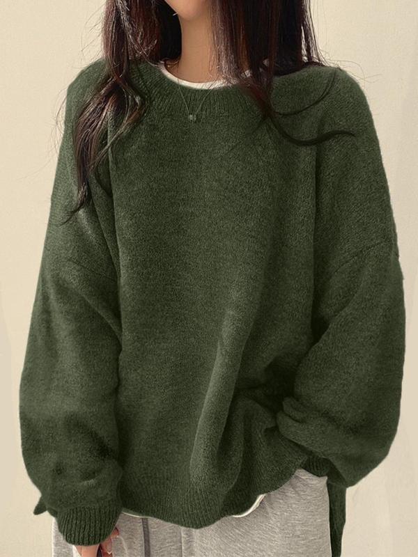VIOLETTA - Cozy Long Sleeve Round Neck Knitwear Sweater