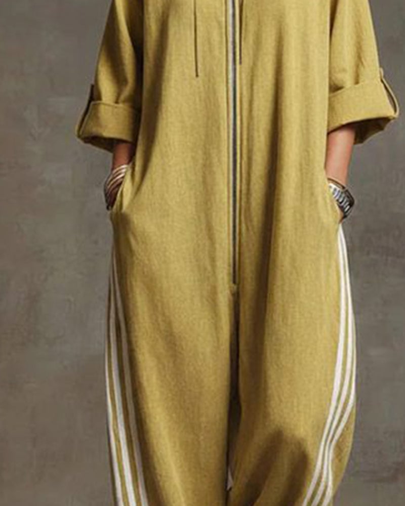 Skylar | Zip Front Jumpsuit