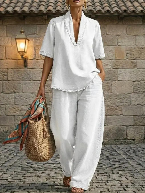 Aubrey™ | Effortless Denim Set