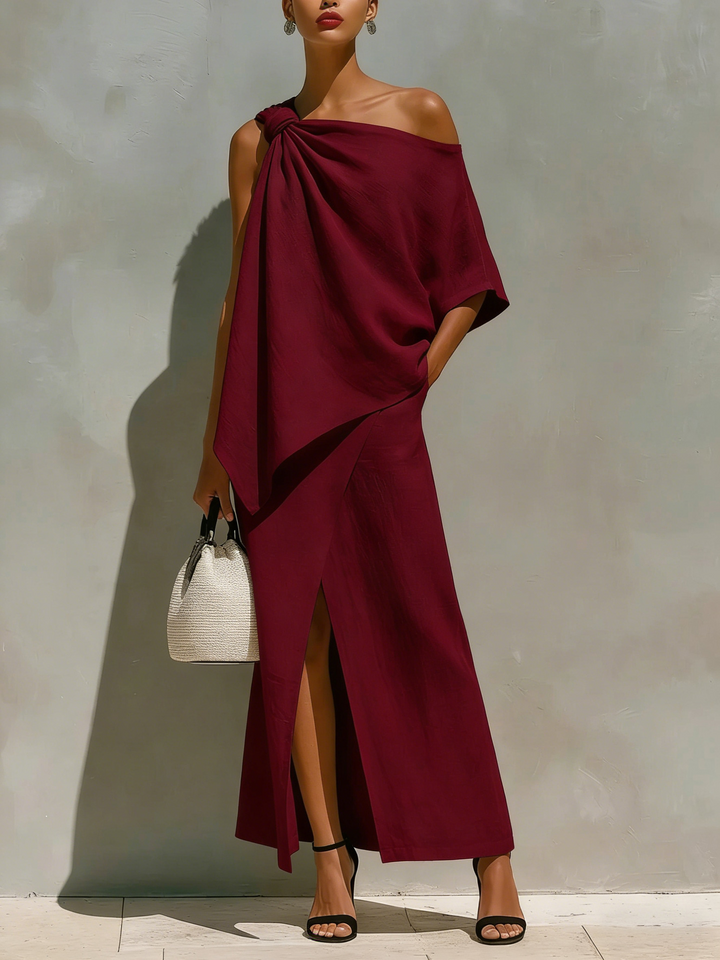 Celina™ | Elegant One-Shoulder Resort Set