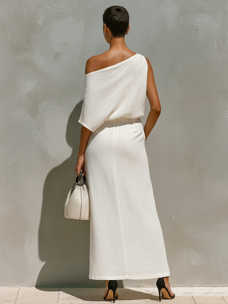 Celina™ | Elegant One-Shoulder Resort Set