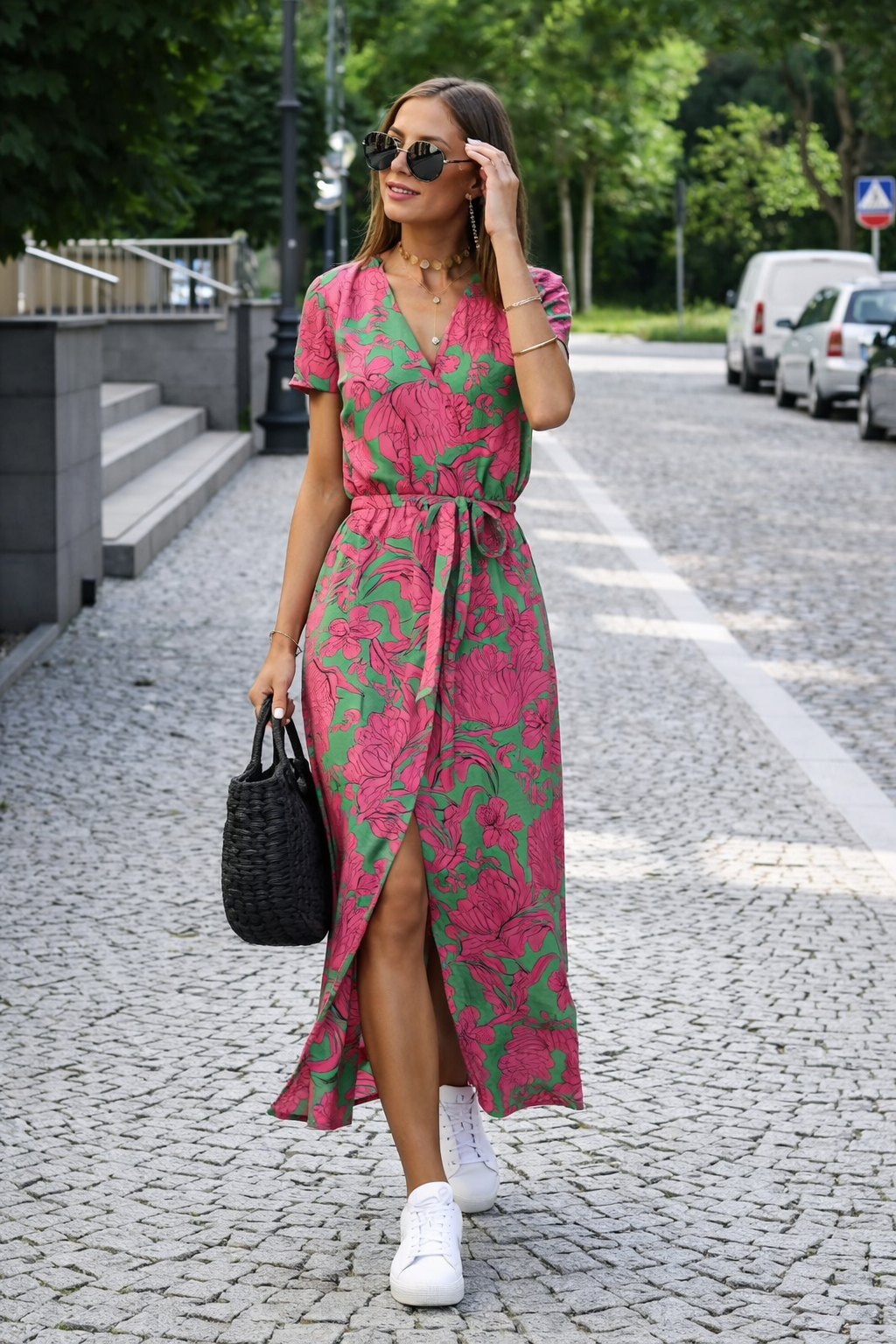 Anna - Dress with Floral Print Spring/Summer