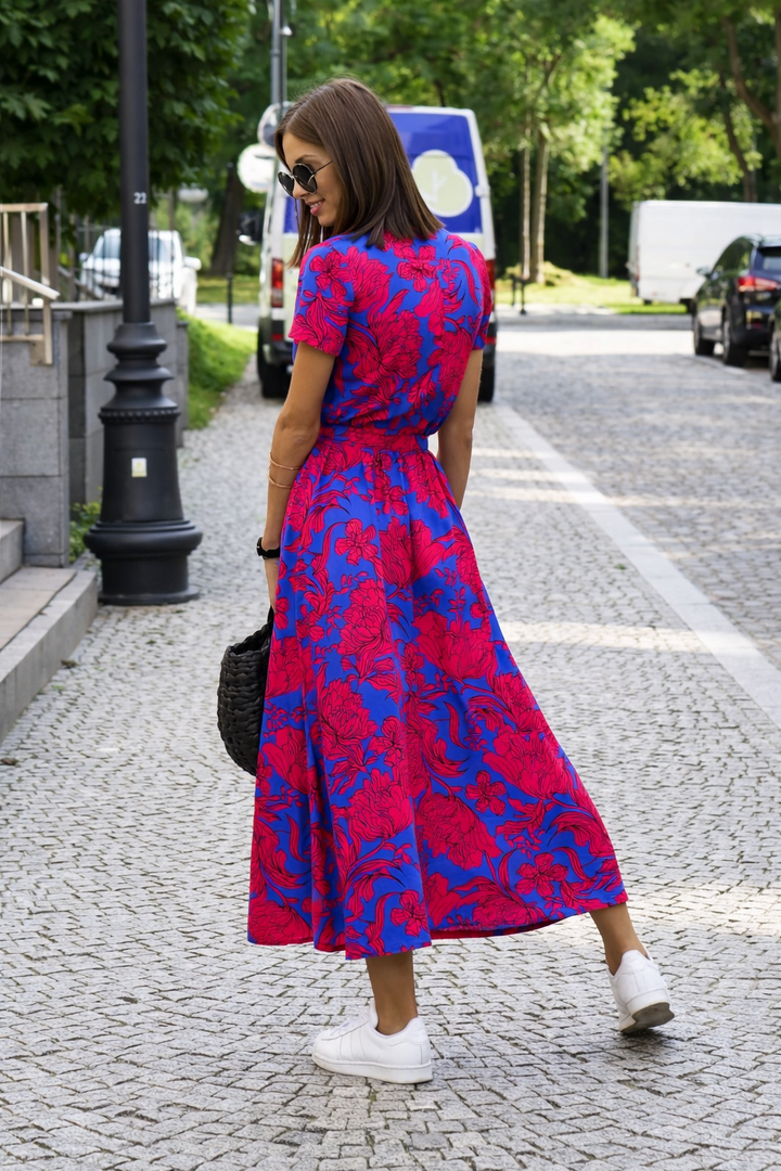 Anna - Dress with Floral Print Spring/Summer