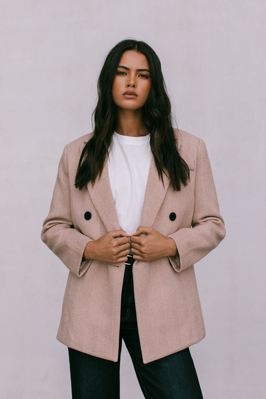 Mila Blazer Beige