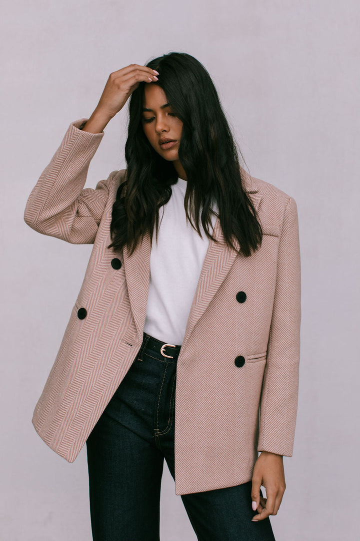 Mila Blazer Beige