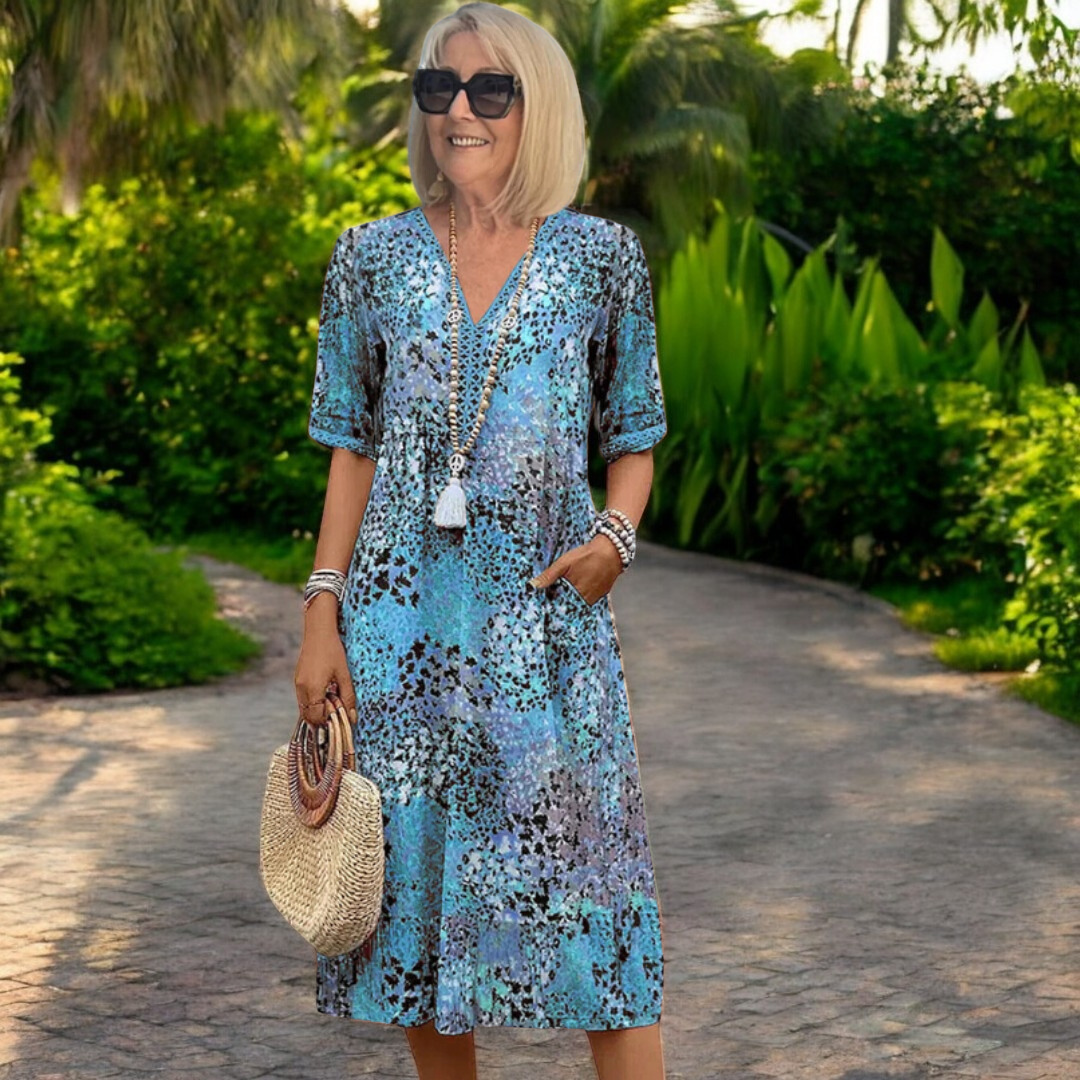 Iris – Lightweight Flattering Fluid Dress