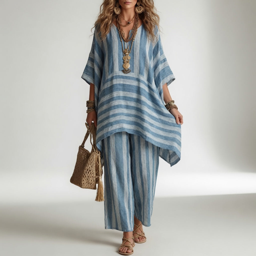 Serena™ — Striped Bohemian Freedom Mediterranean Set