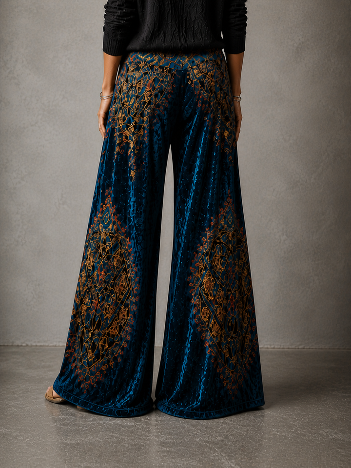 Maude™ - Coastal Boho Wide-Leg Pants