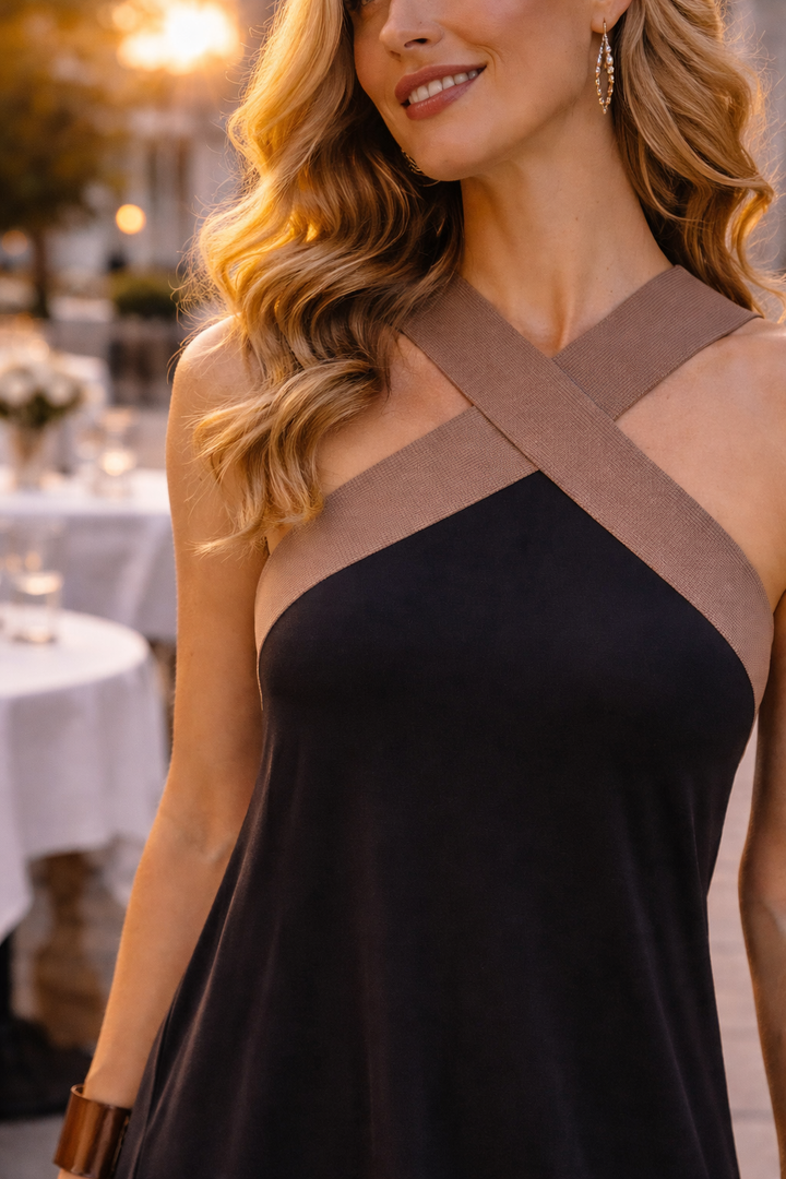 Daisy™ | Cross Strap Maxi Dress
