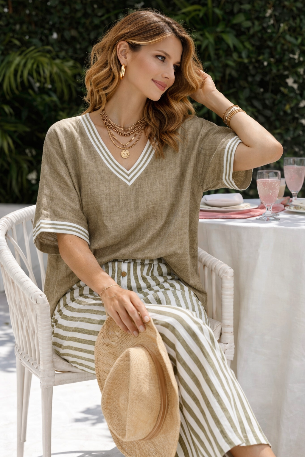 Sophie™ | Striped Two-Piece Set