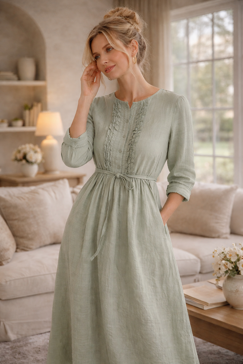 Iris™ | Effortless Comfort Midi Dress