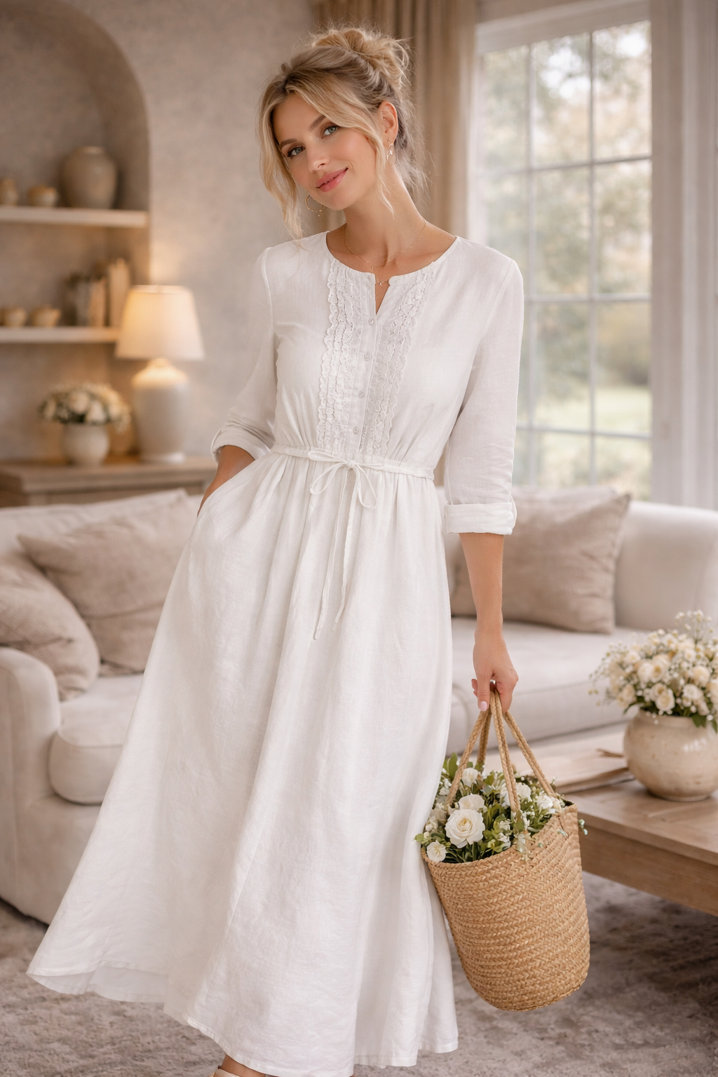 Iris™ | Effortless Comfort Midi Dress