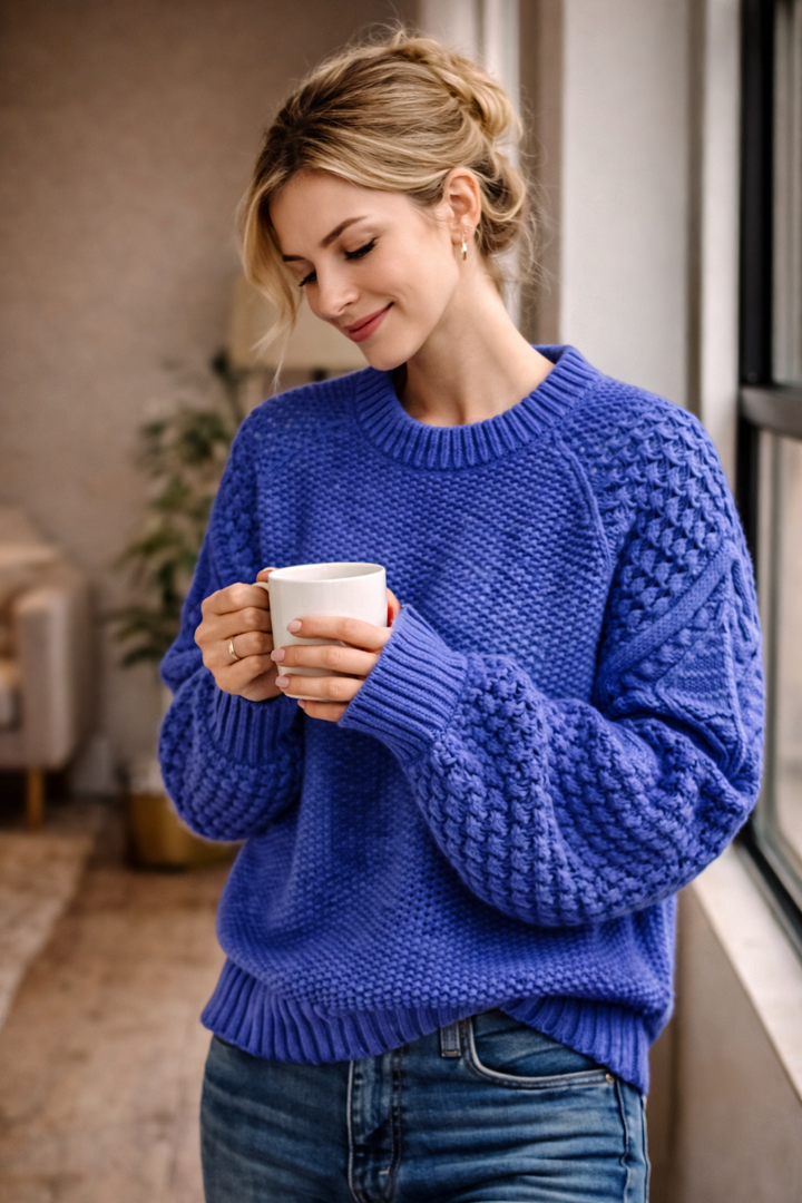 Eliza™ | Textured Knit Sweater