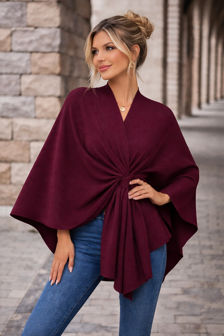 Abigail™ | Elegant Wrap Poncho