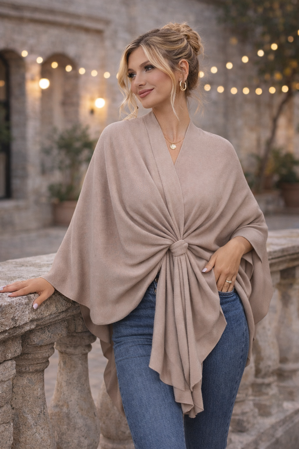 Abigail™ | Elegant Wrap Poncho
