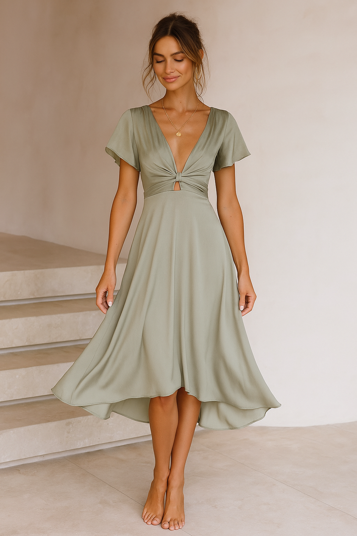 Elena™ | ELEGANT SUMMER DRESS WITH FLUID SILHOUETTE