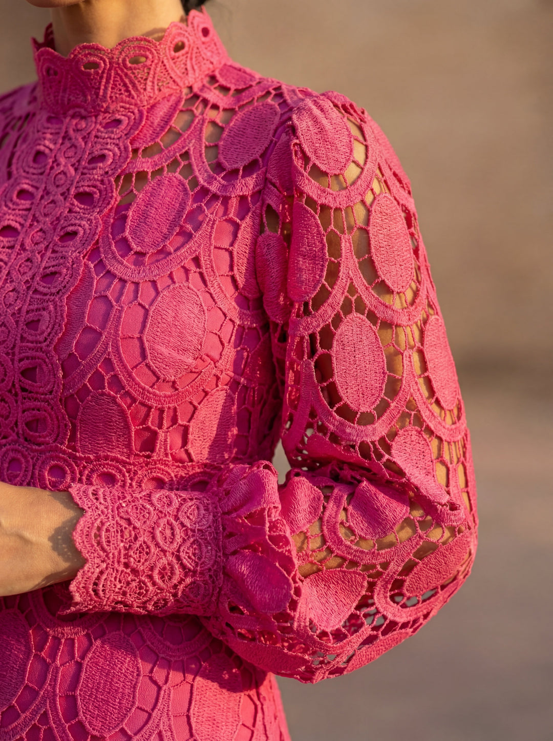 Elowen™ | Elegant Long Sleeve Lace Dress