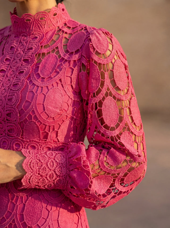 Elowen™ | Elegant Long Sleeve Lace Dress