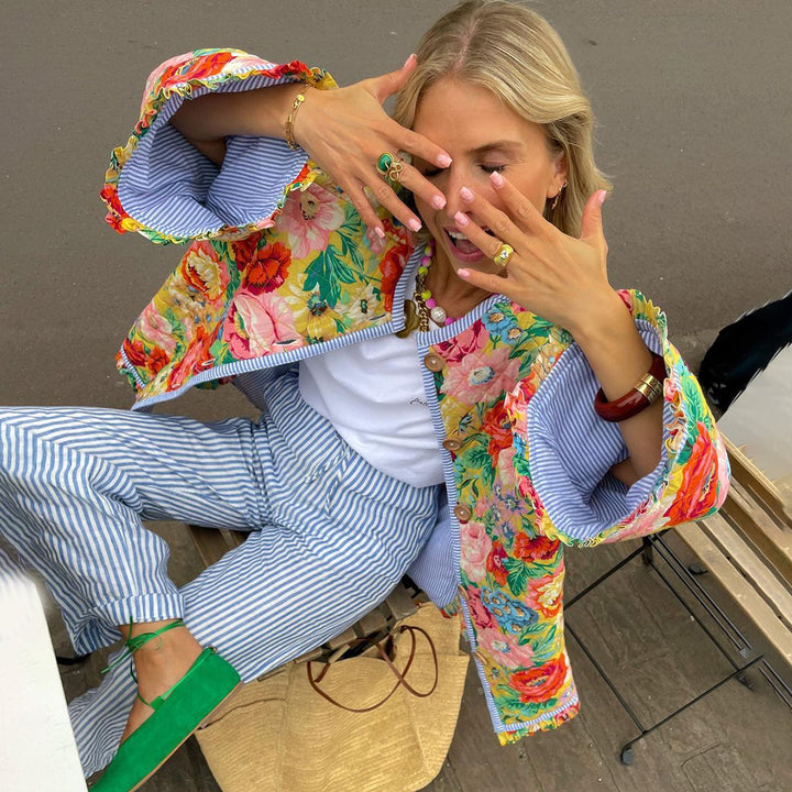 NICOLE - Trendy Printed Jacket
