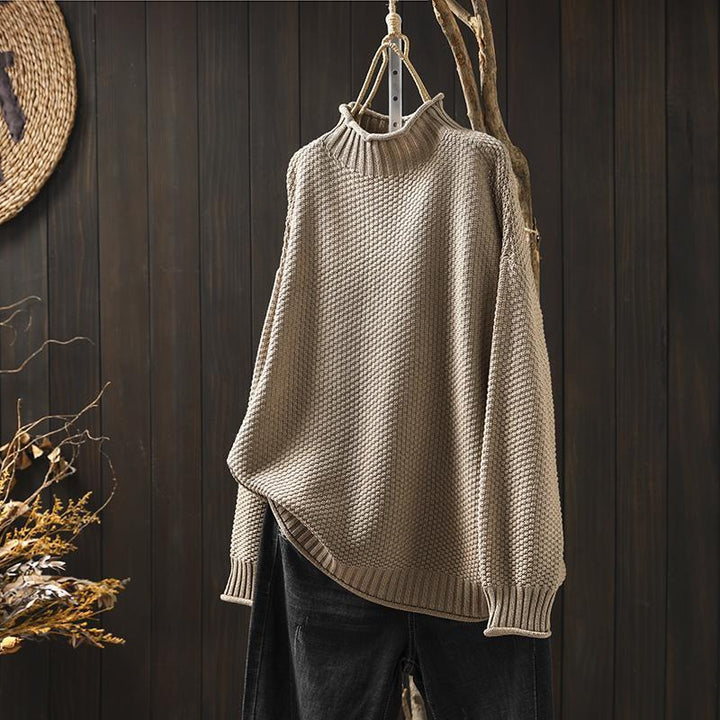Grace™ | Relaxed Fit Waffle Sweater