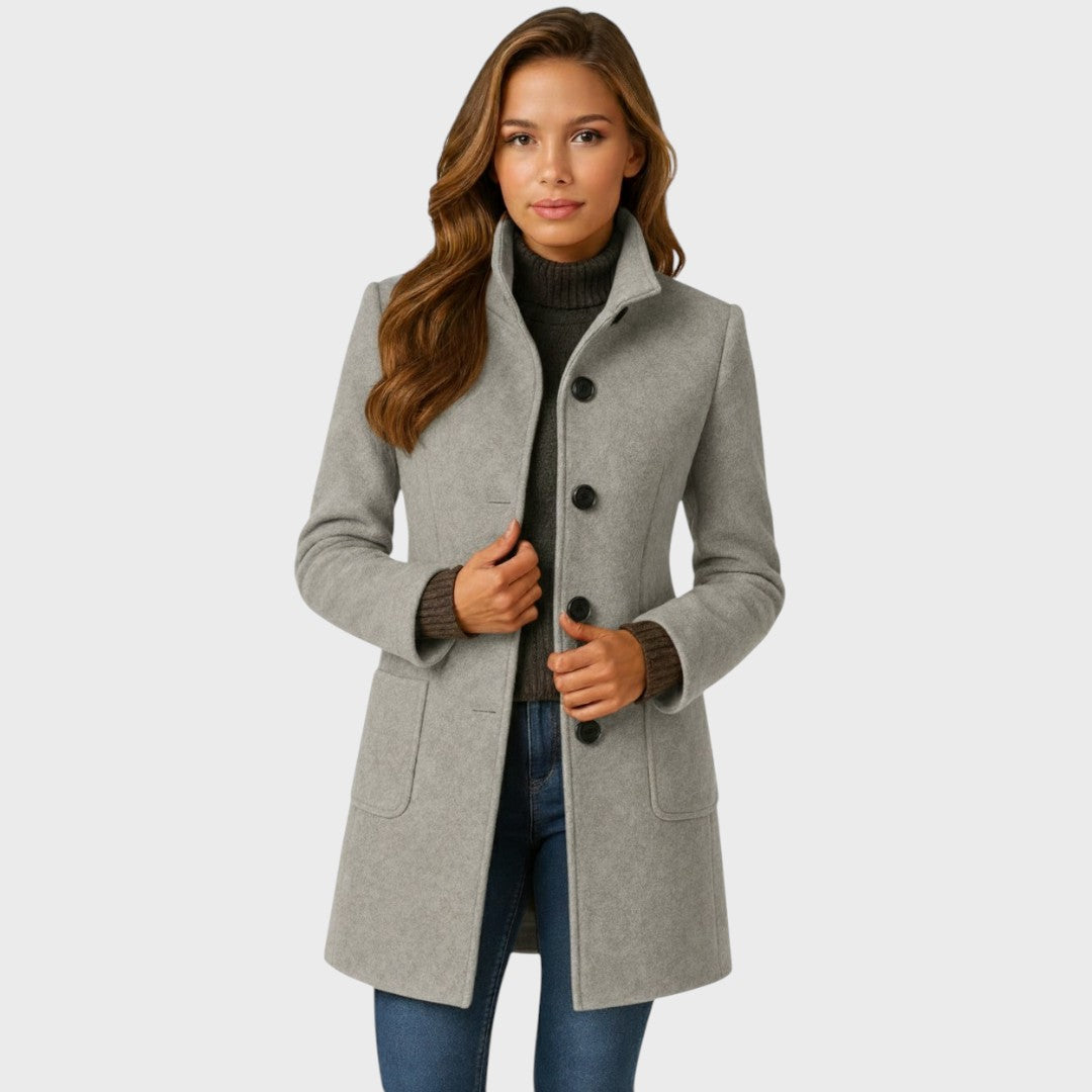Jessica™ | Elegant Button Up Coat