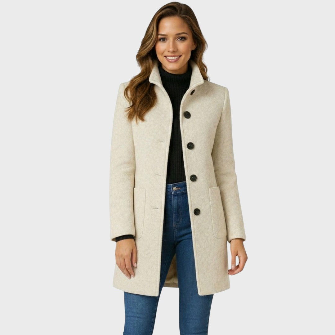Jessica™ | Elegant Button Up Coat