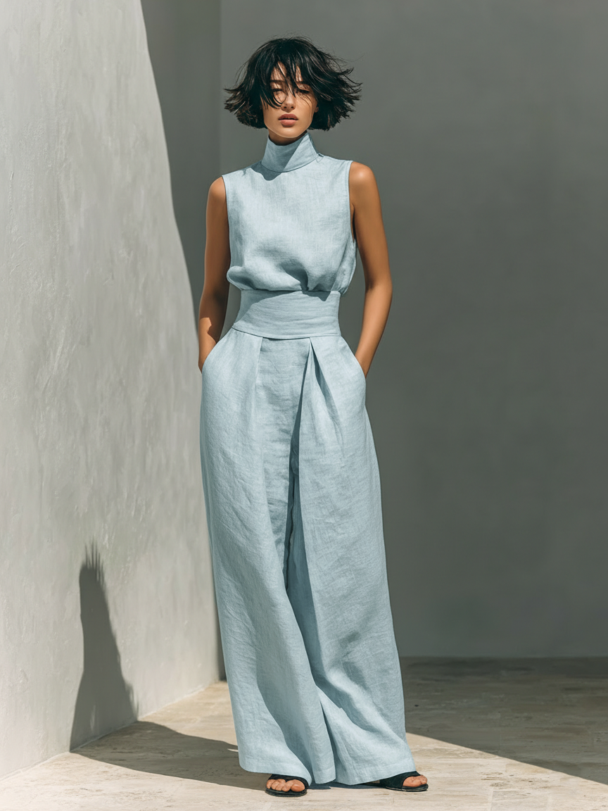 Sienna™ - Linen Blend Two-Piece Set