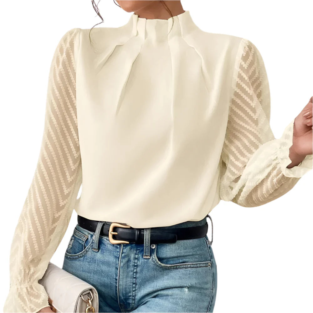 Giorgia – Women's Lightweight Long Sleeve Blouse for All-Day Elegance