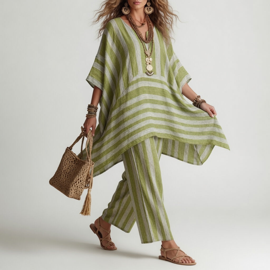 Serena™ — Striped Bohemian Freedom Mediterranean Set