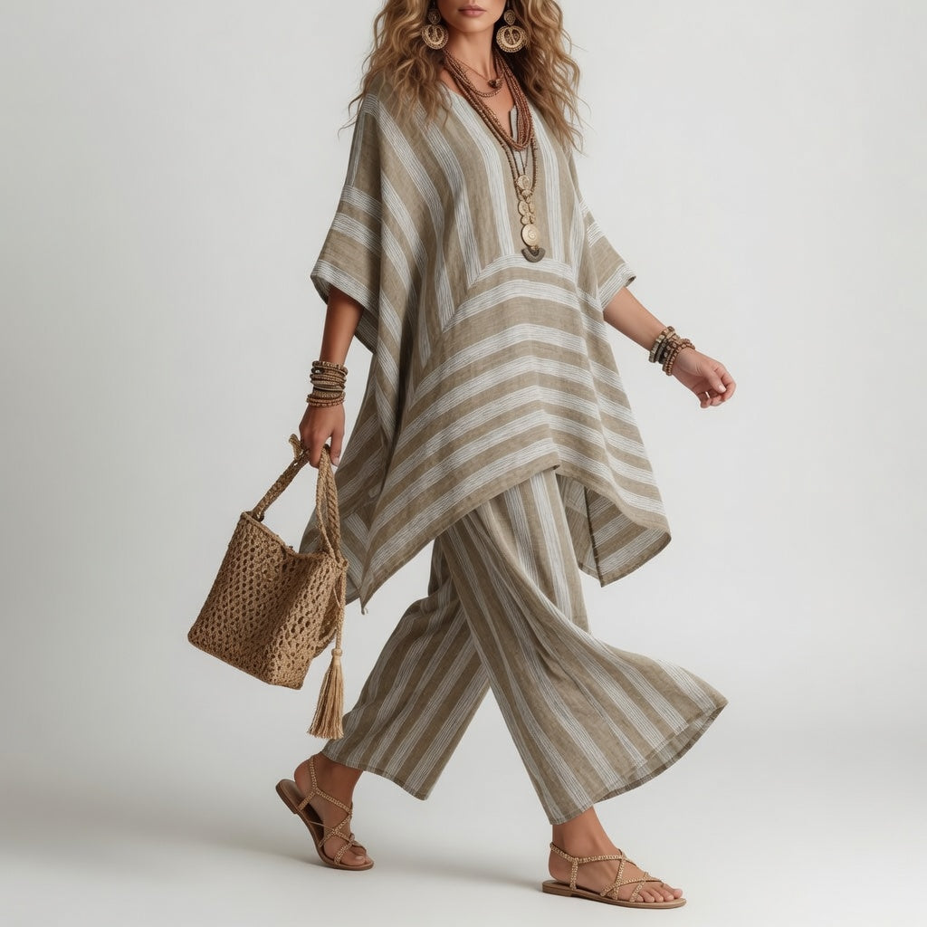 Serena™ — Striped Bohemian Freedom Mediterranean Set