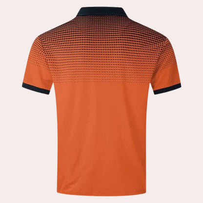 Lazaro – Men's Orange Polo Shirt | Bold, Casual Style for Everyday Comfort