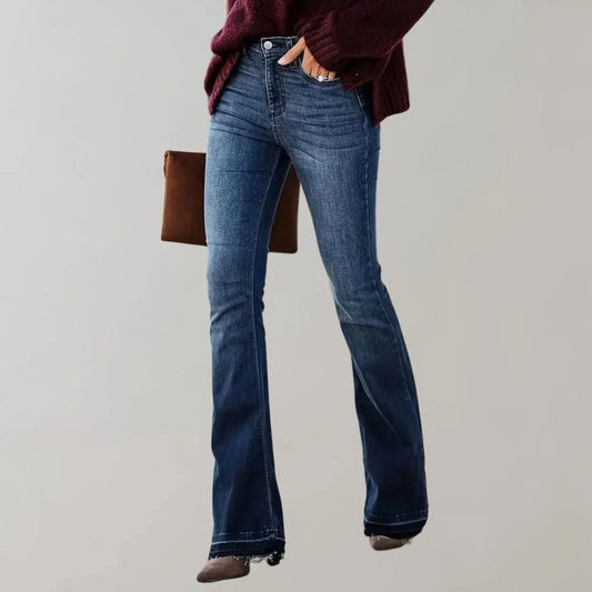 Léonie – Women’s Casual Flared Jeans | Sculpting Fit and Effortless Elegance
