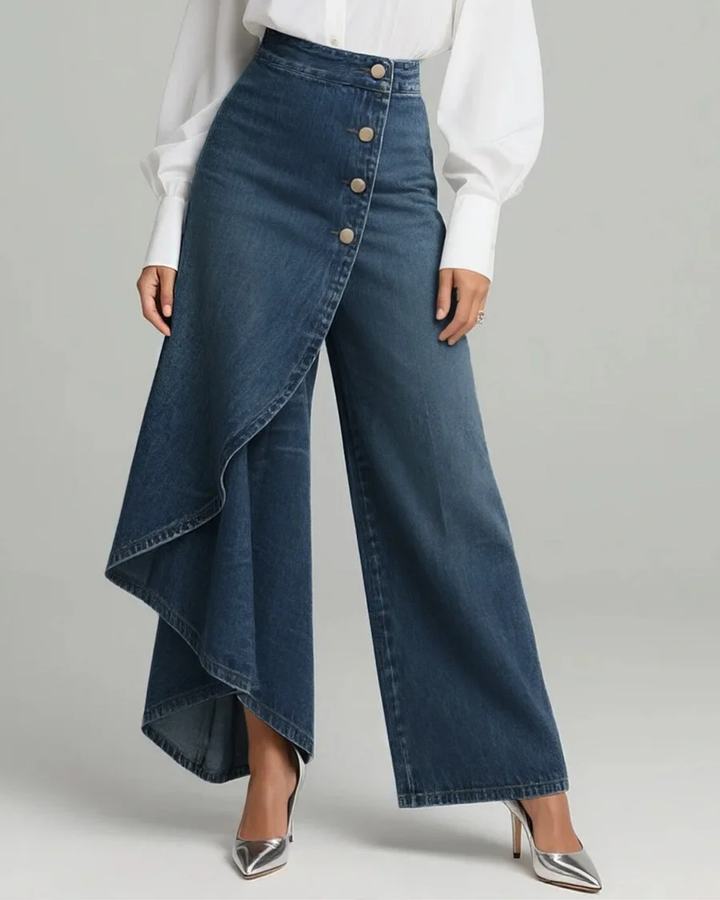 Lornbridge™ - Slim Fit Denim Wrap Jeans