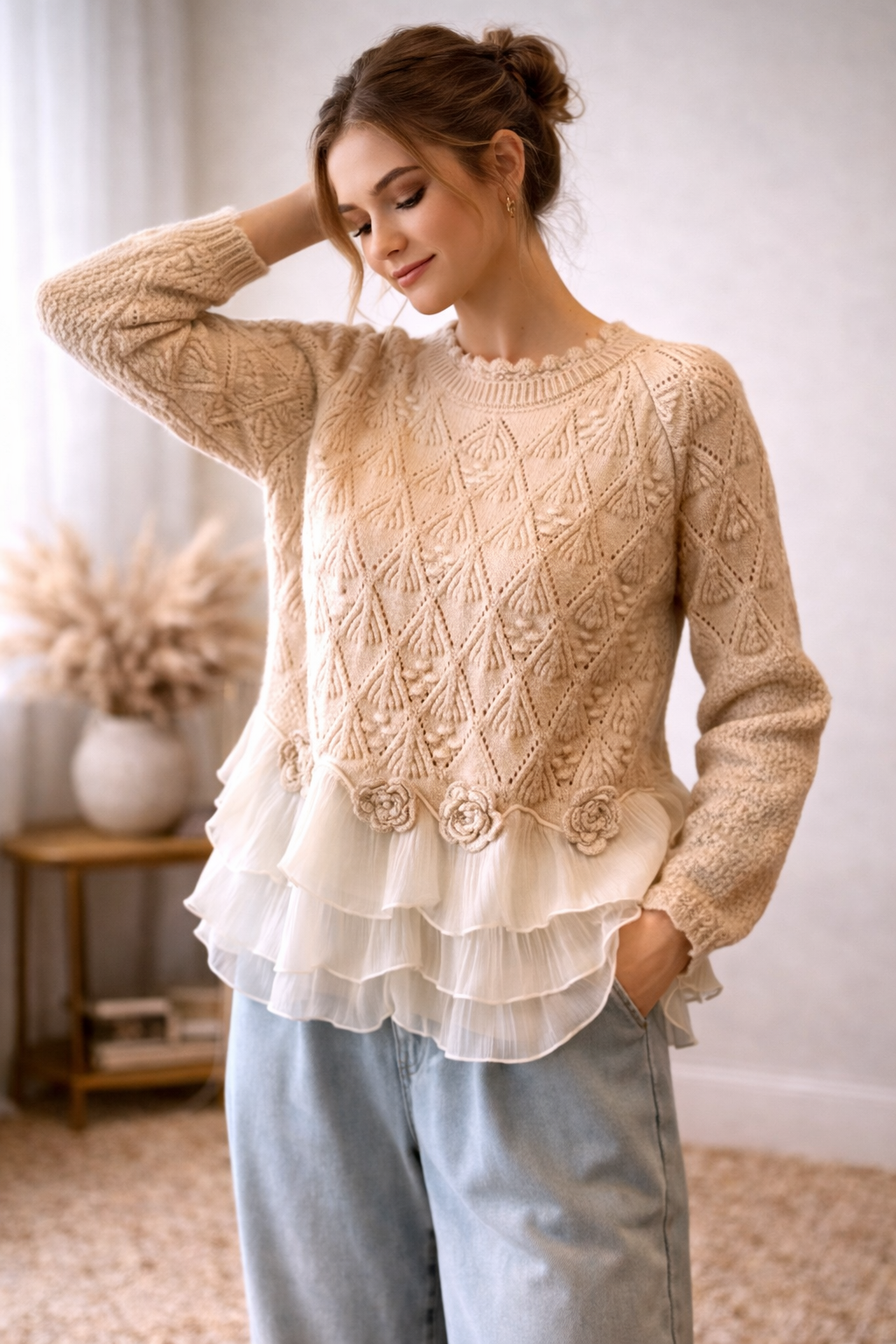 Gracie™ – Textured Knit Sweater