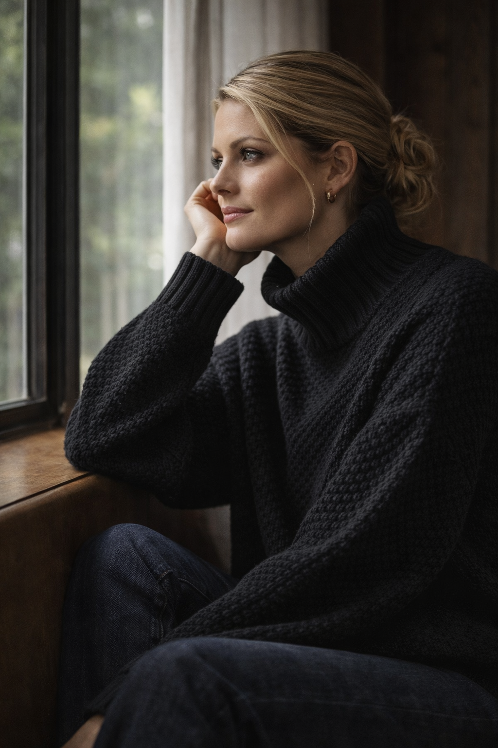 Grace™ | Relaxed Fit Waffle Sweater