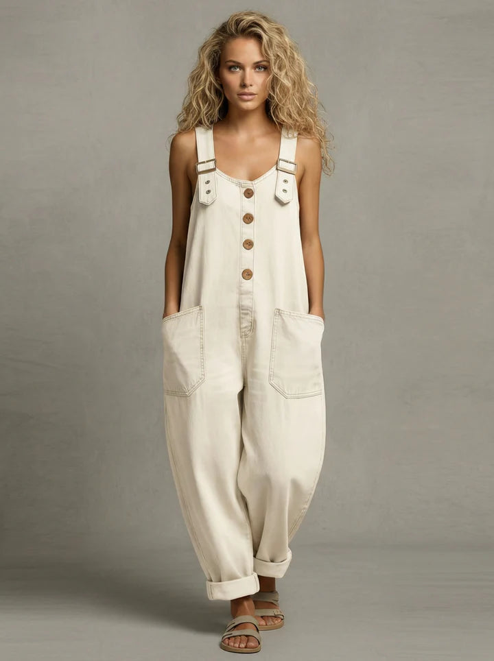 Amelia™ | Relaxed Denim Jumpsuit