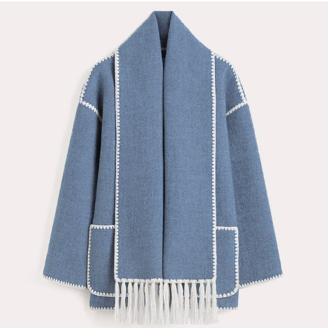 Lornbridge™ - Coat with Elegant Fabric Scarf